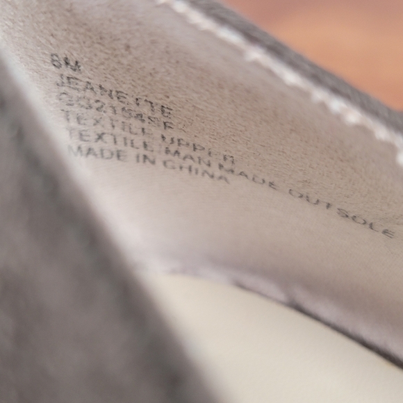 Mia Jeanette Faux Suede Pointed Toe Flats Size 8 Casual Comfy - Picture 15 of 16